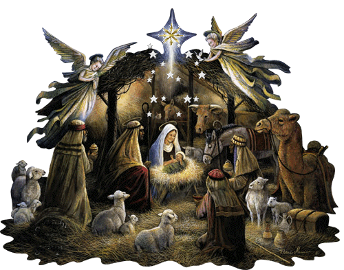 animated christian christmas images